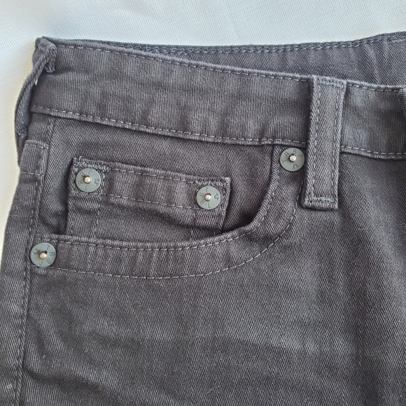 NWT True Religion Boys' Geno Frayed Denim Jean Short Sz 14 - Picture 5 of 13